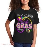 Beads and Bling it's a Mardi Gras Thing Kids T-Shirt thumb 2