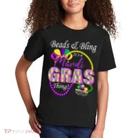Beads and Bling it's a Mardi Gras Thing Kids T-Shirt thumb 2