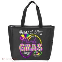Beads and Bling it's a Mardi Gras Thing Tote Bag thumb 0