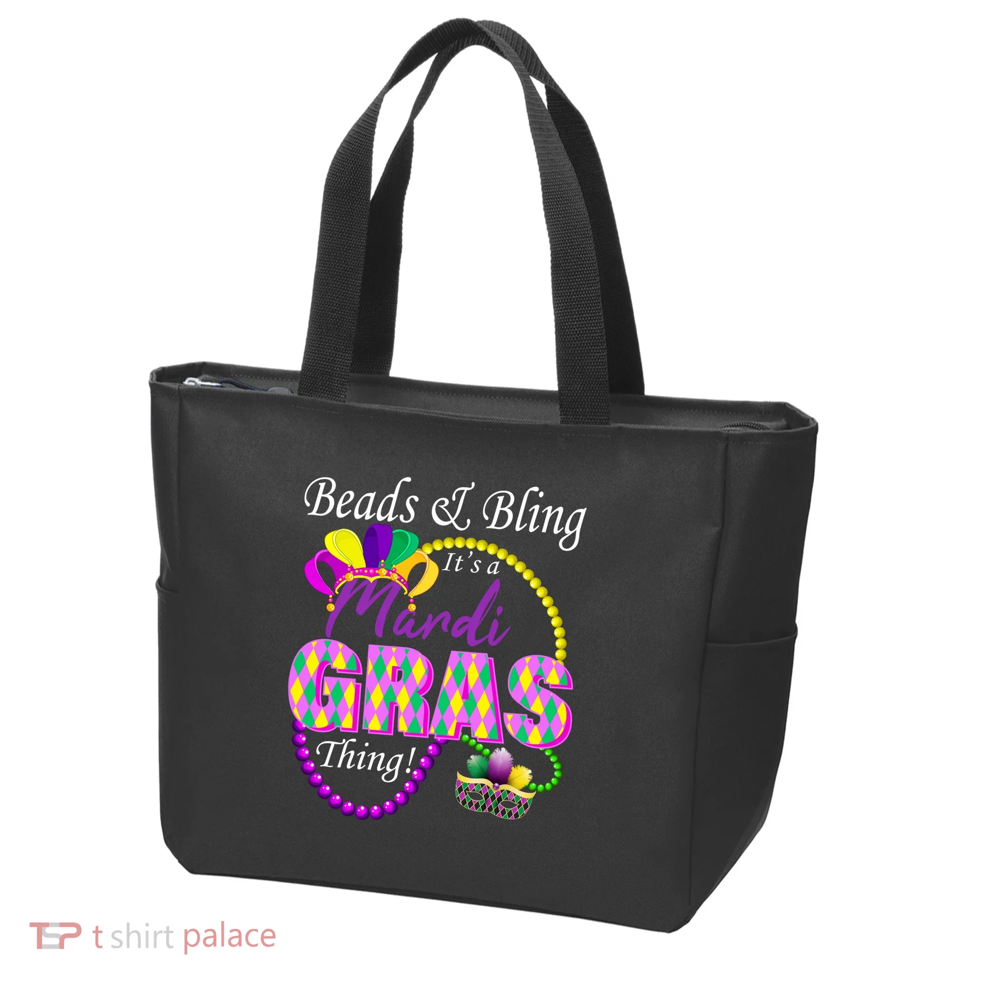 Beads and Bling it's a Mardi Gras Thing Tote Bag