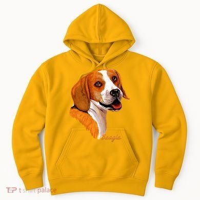 Beagle Dog Signature Portrait Hoodie