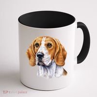 Beagle Face Coffee Mug thumb 1