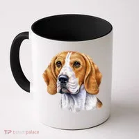 Beagle Face Coffee Mug thumb 0
