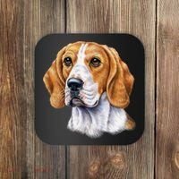 Beagle Face Coaster thumb 0