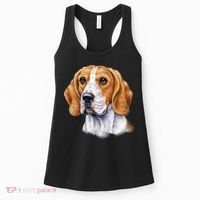 Beagle Face Women's Tank Top thumb 0