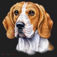 Beagle Face Golf Towel thumb 3