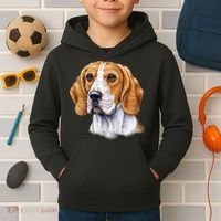 Beagle Face Kids Hoodie thumb 2