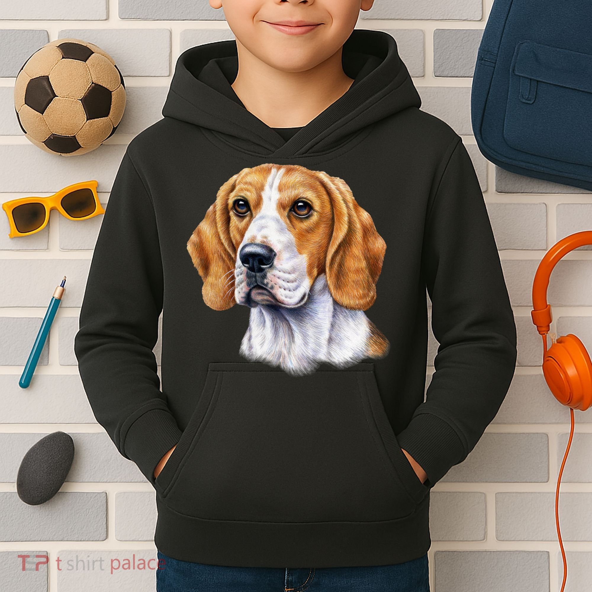 Beagle Face Kids Hoodie
