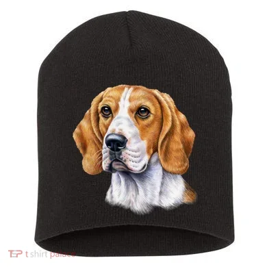 Beagle Face Short Acrylic Beanie