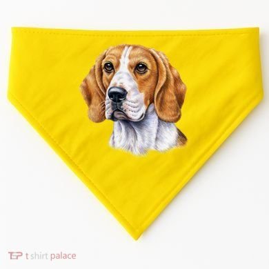 Beagle Face USA-Made Doggie Bandana