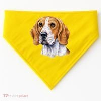 Beagle Face USA-Made Doggie Bandana thumb 0