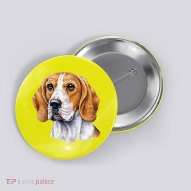 Beagle Face Button