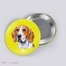 Beagle Face Button