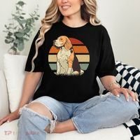 Beagle Retro Sunset Comfort Colors T-Shirt thumb 2