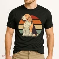 Beagle Retro Sunset Cooling Performance Crew T-Shirt thumb 2