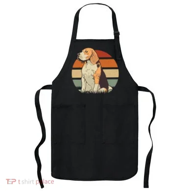 Beagle Retro Sunset Apron