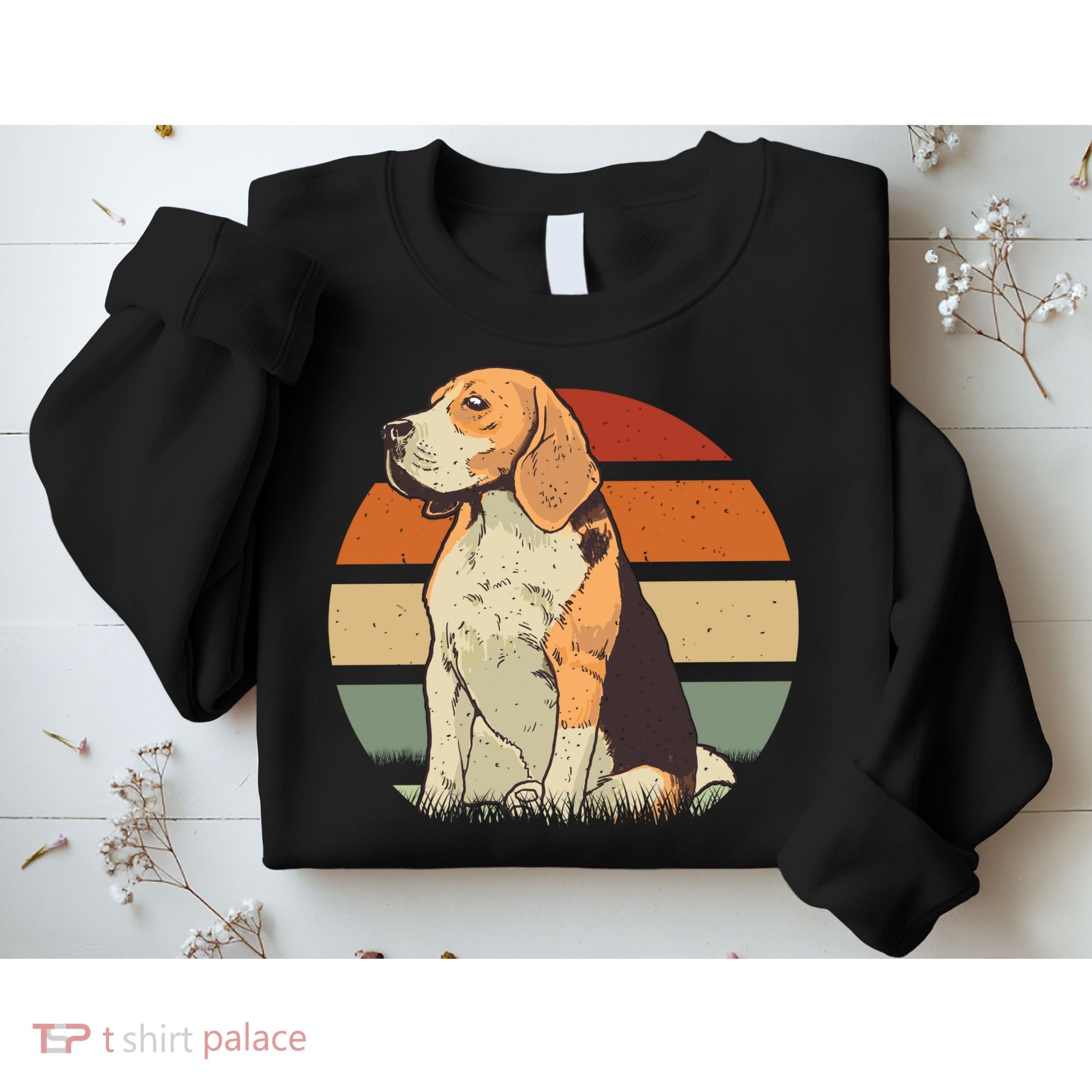 Beagle Retro Sunset Sweatshirt