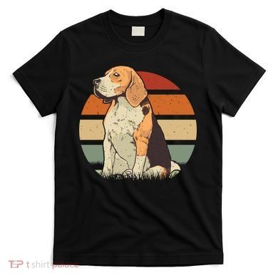 Beagle Retro Sunset T-Shirt