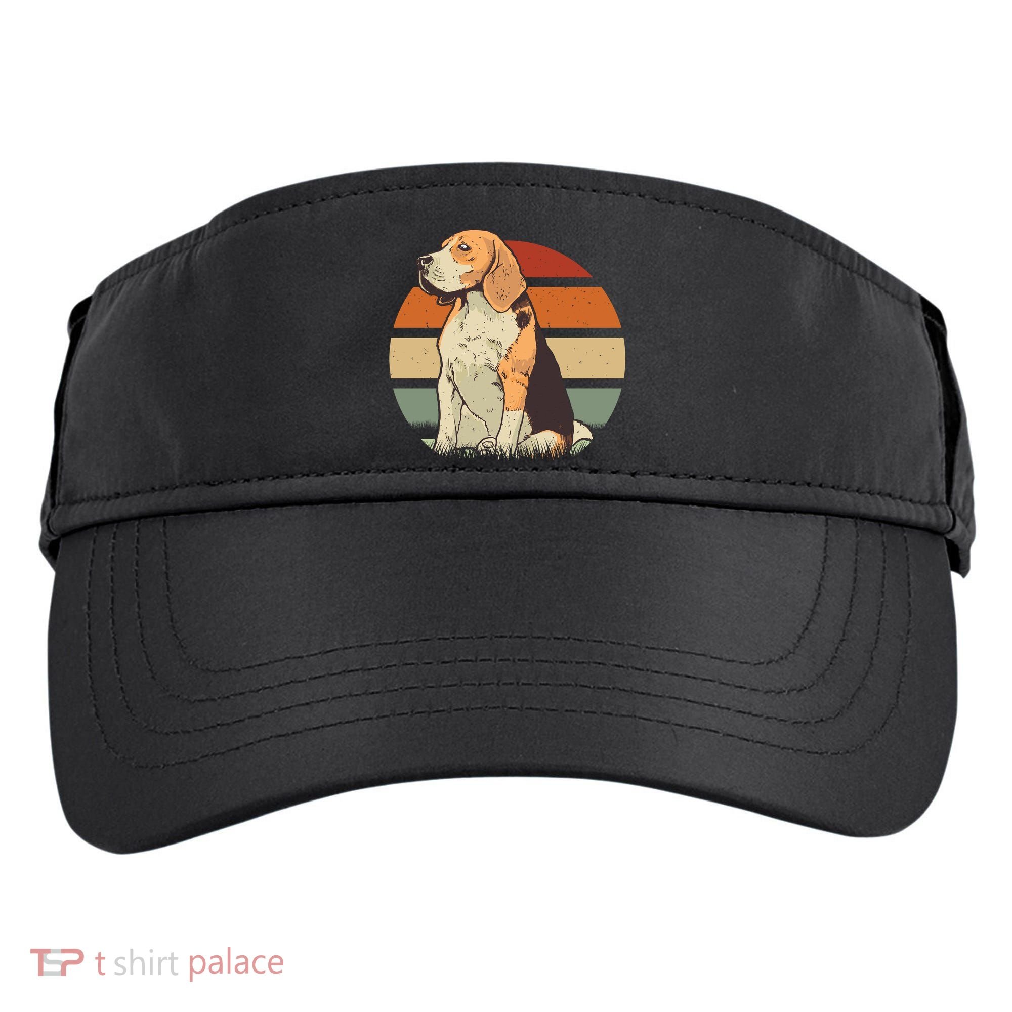 Beagle Retro Sunset Adult Drive Performance Visor