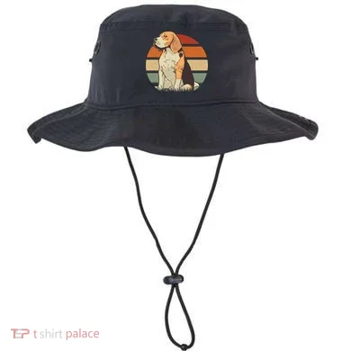 Beagle Retro Sunset Bucket Hat