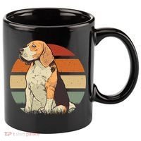 Beagle Retro Sunset 11oz C Handle Ceramic Mug thumb 0