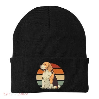 Beagle Retro Sunset Beanie