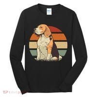 Beagle Retro Sunset Tall Long Sleeve Shirt thumb 0