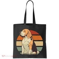 Beagle Retro Sunset Tote Bag thumb 0
