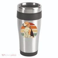 Beagle Retro Sunset 16oz Travel Tumbler thumb 0