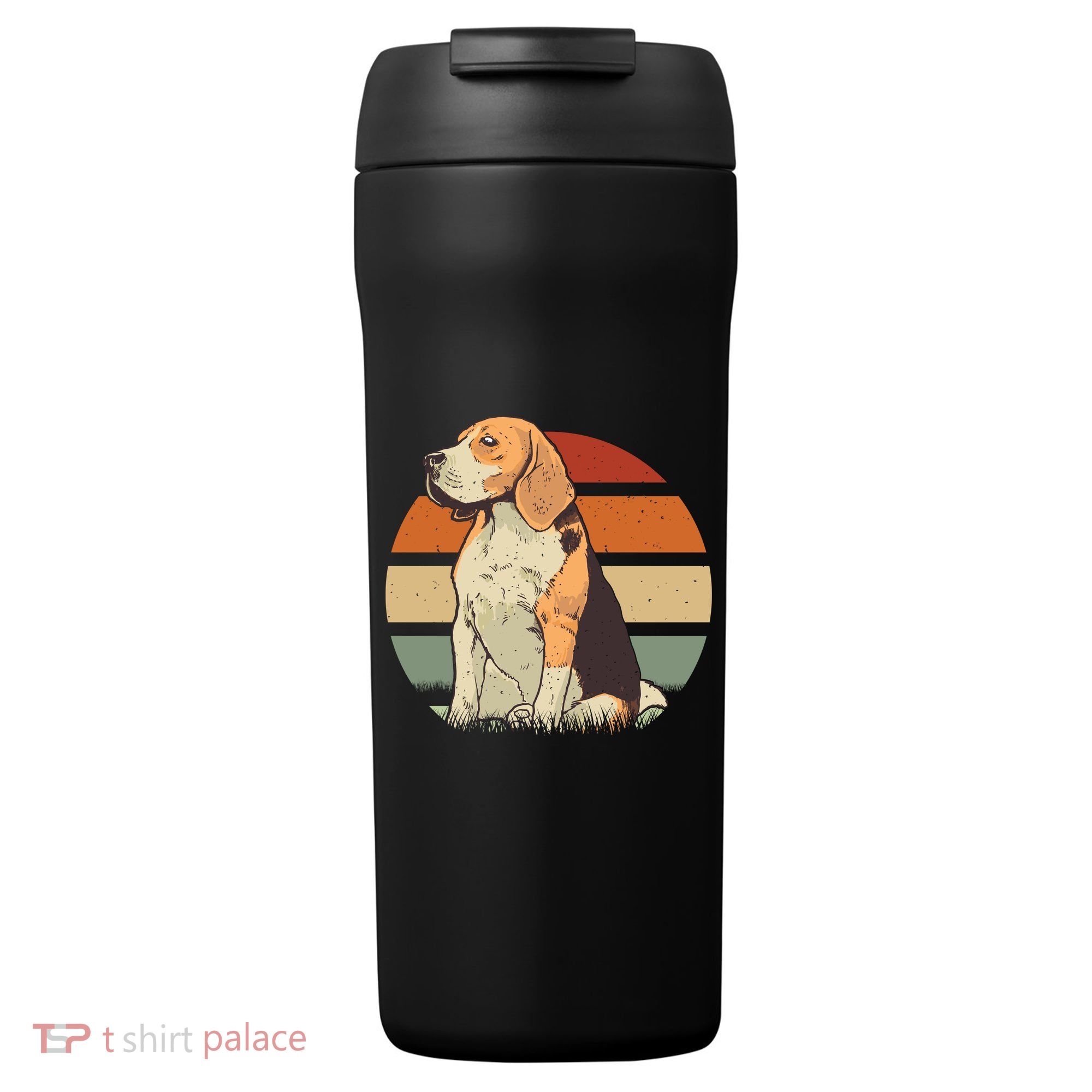 Beagle Retro Sunset 24oz Duet Stainless Steel Tumbler
