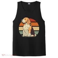 Beagle Retro Sunset PosiCharge Competitor Tank thumb 0