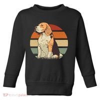 Beagle Retro Sunset Toddler Sweatshirt thumb 0