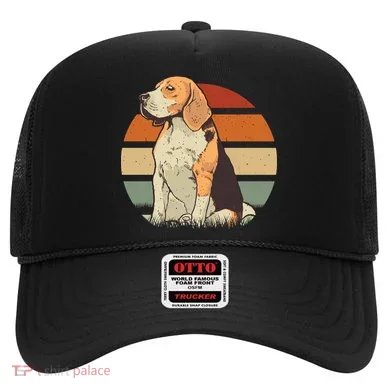 Beagle Retro Sunset Hat