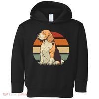 Beagle Retro Sunset Toddler Hoodie thumb 0