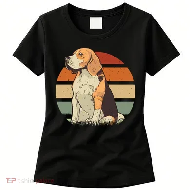 Beagle Retro Sunset Women's T-Shirt
