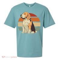 Beagle Retro Sunset Sueded Cloud Jersey T-Shirt thumb 0