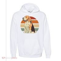 Beagle Retro Sunset Comfort Colors Garment-Dyed Hooded Sweatshirt thumb 0