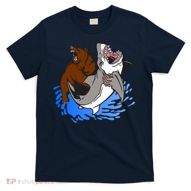 Bear Attacking Shark T-Shirt