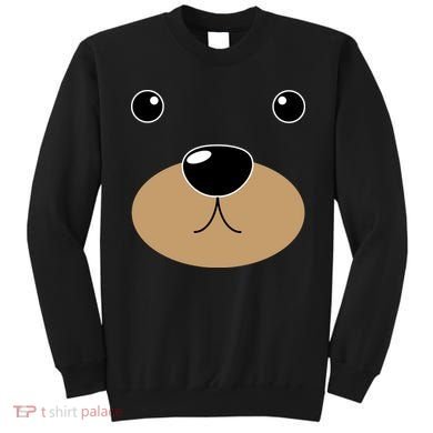 Bear Costume Face Sweatshirt