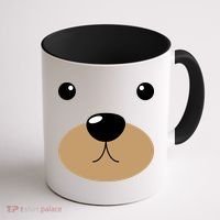 Bear Costume Face Coffee Mug thumb 1