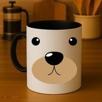 Bear Costume Face Coffee Mug thumb 4