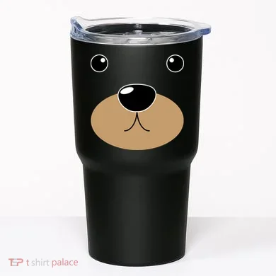 Bear Costume Face Tumbler