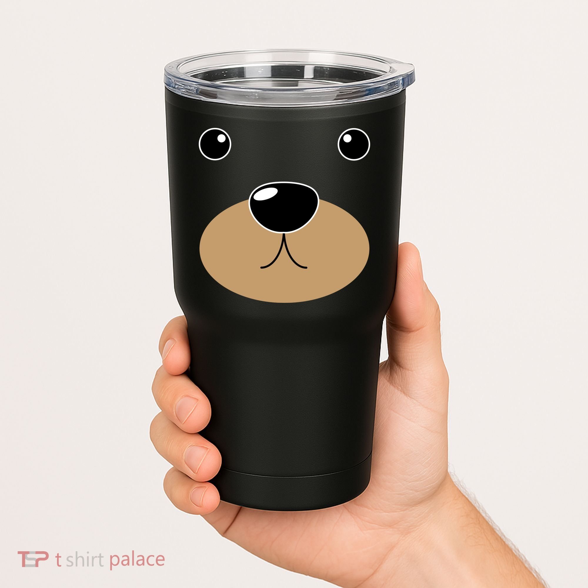 Bear Costume Face Tumbler