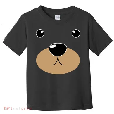 Bear Costume Face Toddler T-Shirt