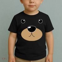 Bear Costume Face Toddler T-Shirt thumb 2