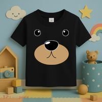 Bear Costume Face Toddler T-Shirt thumb 3