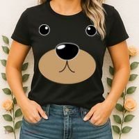 Bear Costume Face Women's T-Shirt thumb 2
