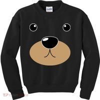 Bear Costume Face Kids Sweatshirt thumb 0