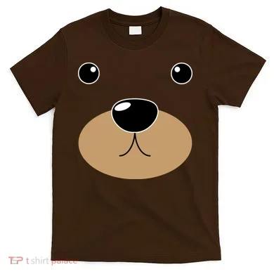 Bear Costume Face T-Shirt