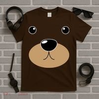 Bear Costume Face T-Shirt thumb 5